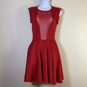 NWT. Arden B Small USA Made Scuba Fit & Flare Skater Dress.